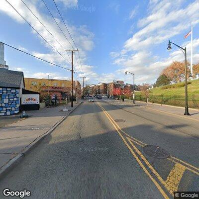 Accident on Newark Avenue involving car and box truck Jersey City NJ