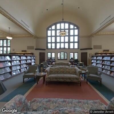 Fire investigation and evacuation at Baldwin Public Library