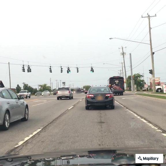 Vehicle drives on wrong side of road at low speed, Erie County NY ...