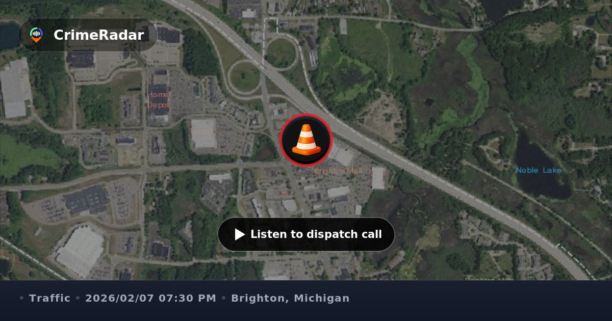 Accident reported on I-96 entrance ramp, Brighton MI | CrimeRadar