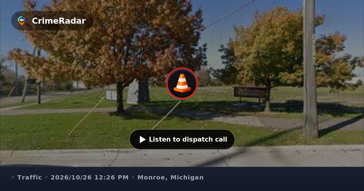 Two-vehicle crash with leg injury on North Dixie, Monroe MI | CrimeRadar