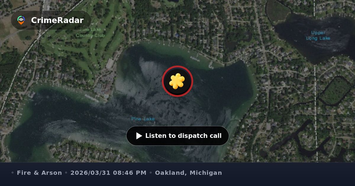 Faulty smoke detector alarm in basement, Oakland County MI | CrimeRadar