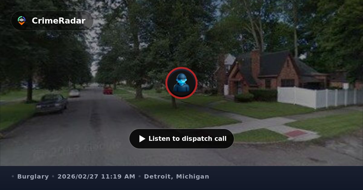 Two people in red sedan trying to break into cars, Detroit MI | CrimeRadar