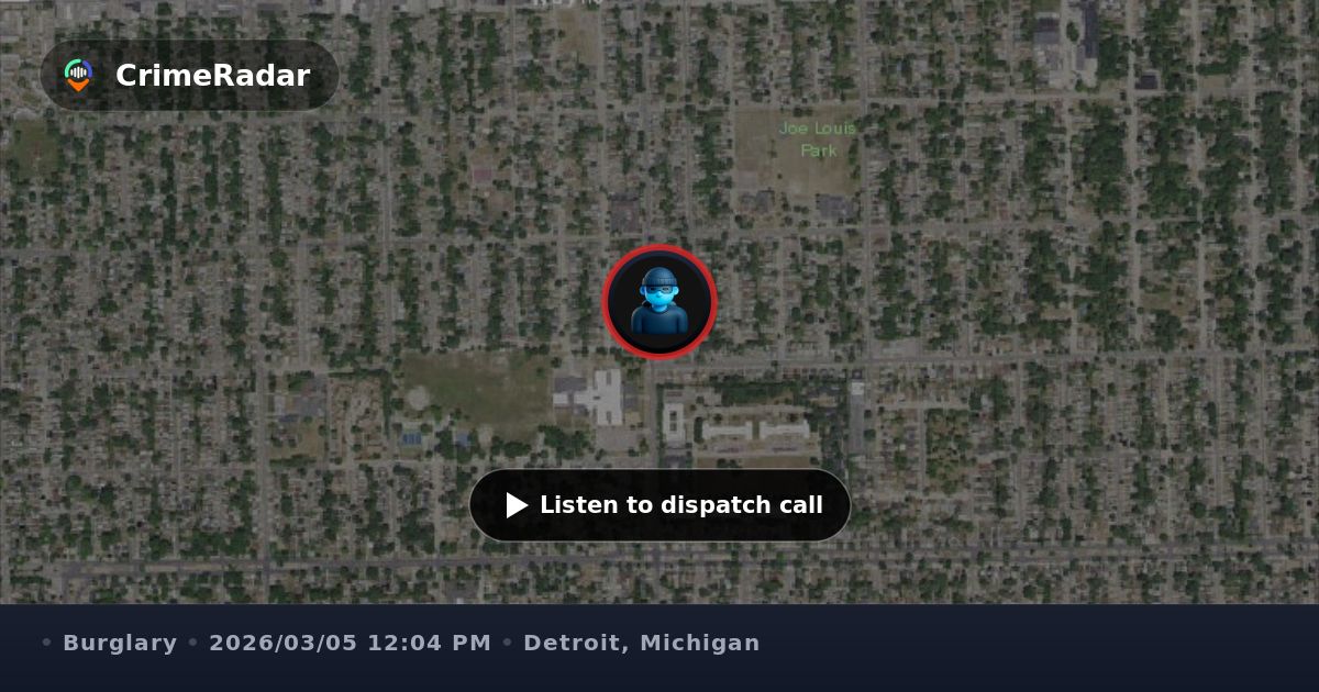 Detroit Invasion Home invasion in progress at Kingswood residence, Detroit MI | CrimeRadar