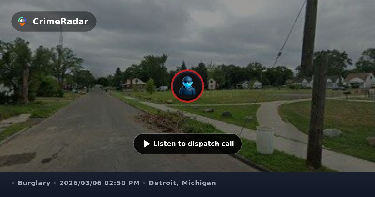 Detroit Invasion Home invasion on Greenlawn Street, Detroit MI | CrimeRadar
