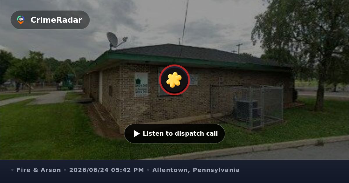 Multiple units respond to park structure fire, Allentown PA | CrimeRadar