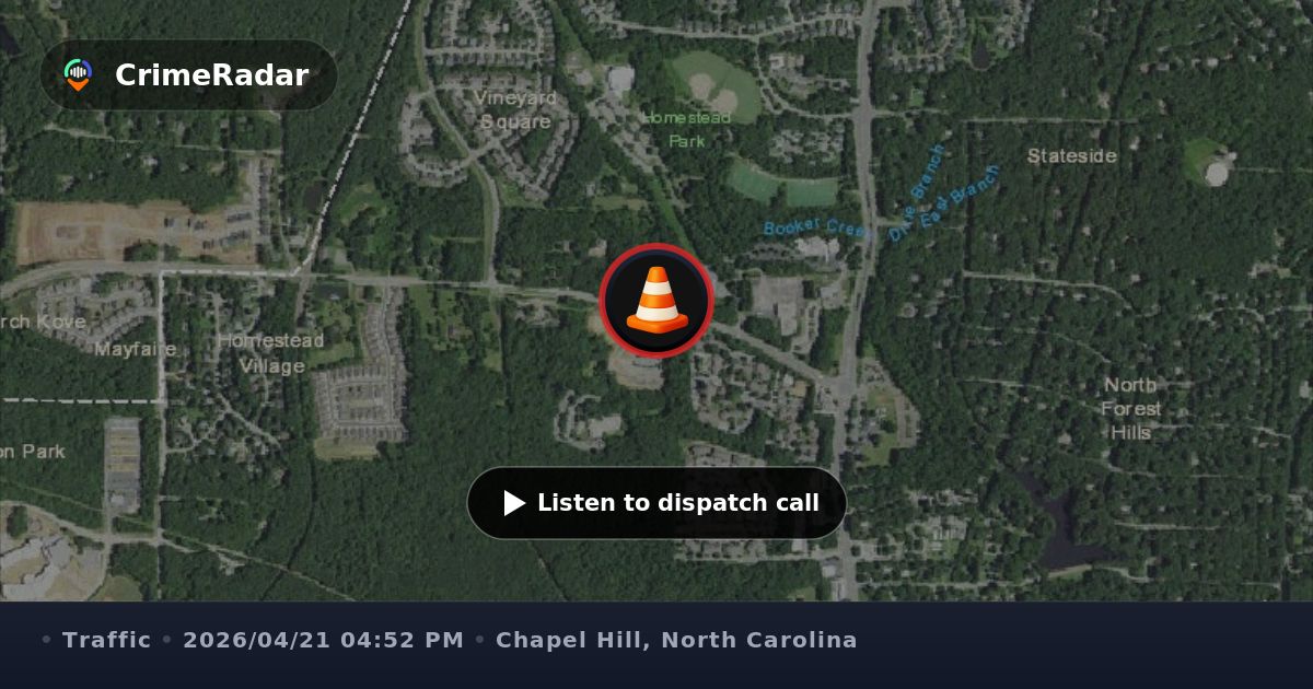 Two-car crash with minor injuries on MLK Jr Boulevard, Chapel Hill NC ...