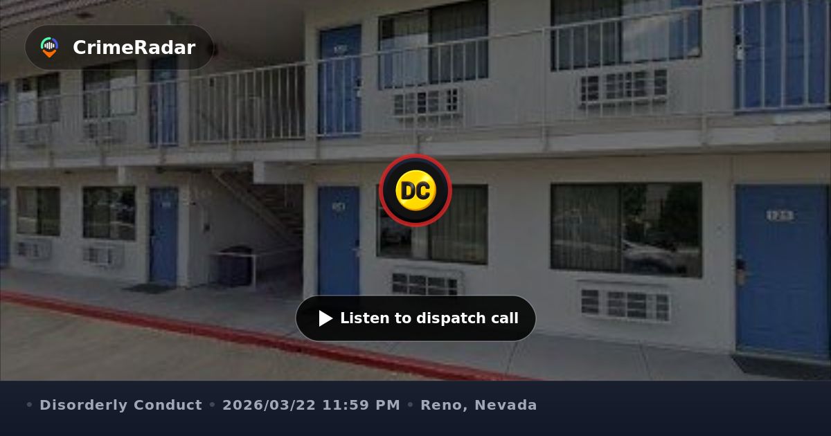 Verbal disturbance between two people at North Wells, Reno NV | CrimeRadar