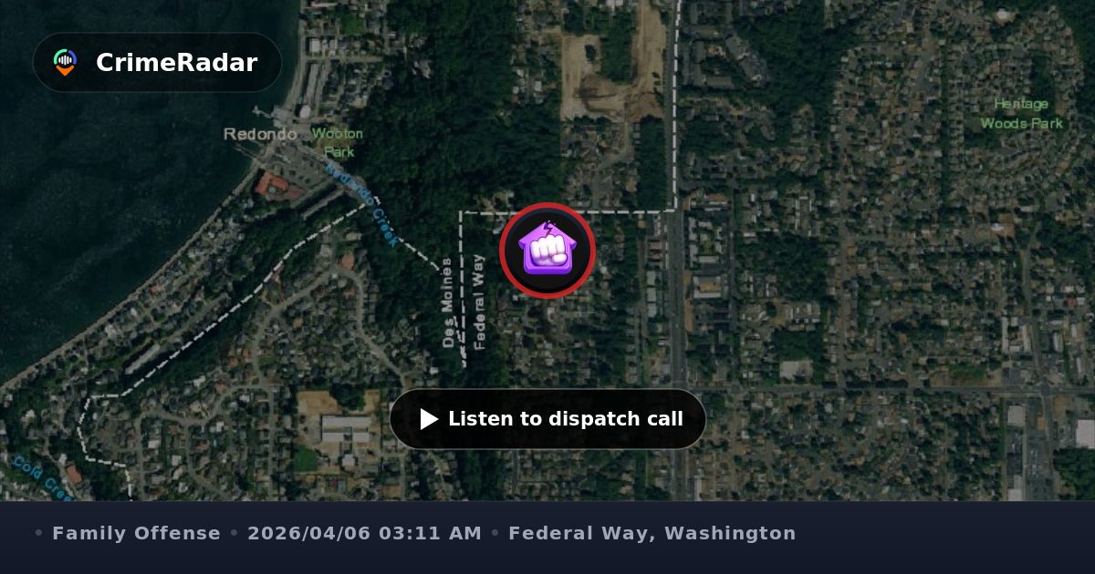 Caller reports assault and guns at apartment complex, Federal Way WA ...