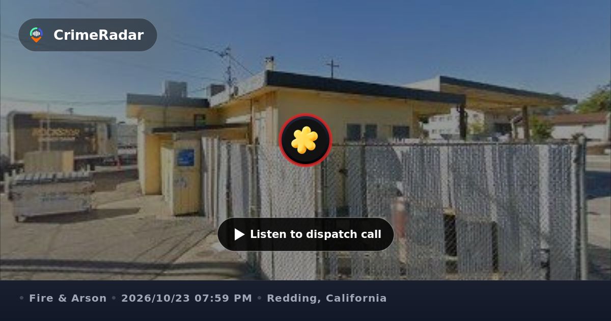Arson reported at mini mart on South Market Street, Redding CA | CrimeRadar