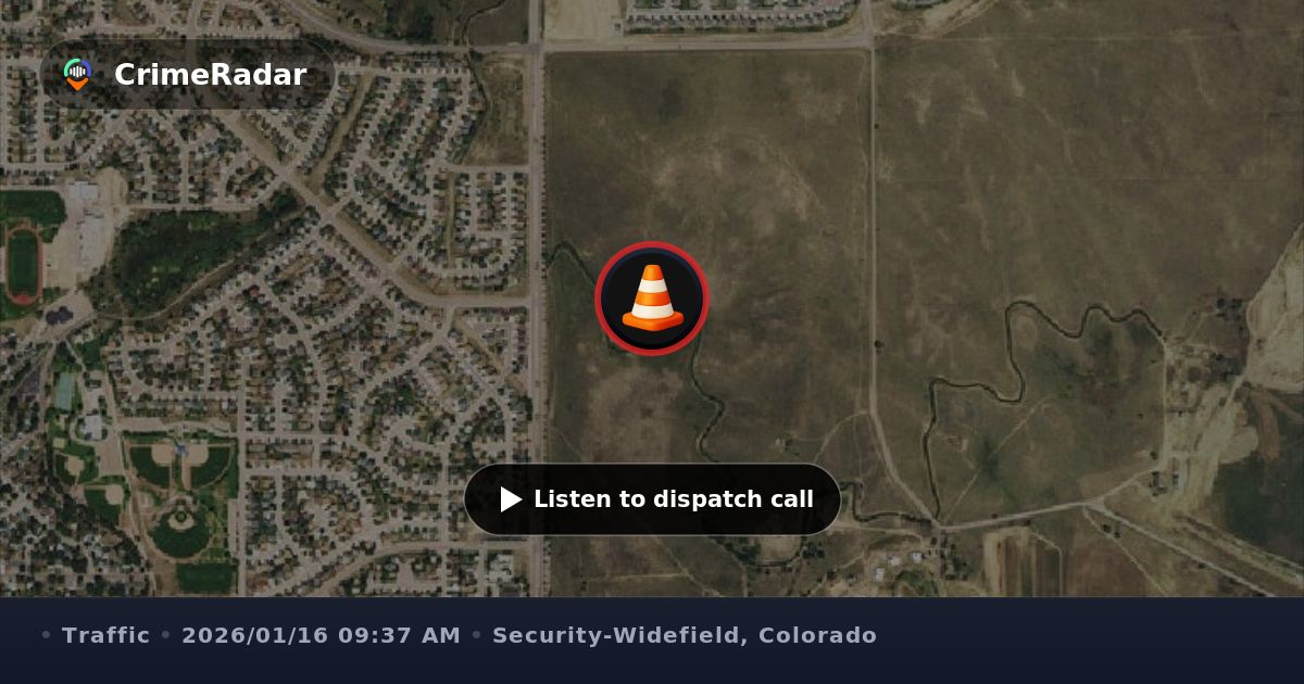 Traffic crash near Grinnell Blvd and Crandall Dr, Security Widefield CO ...