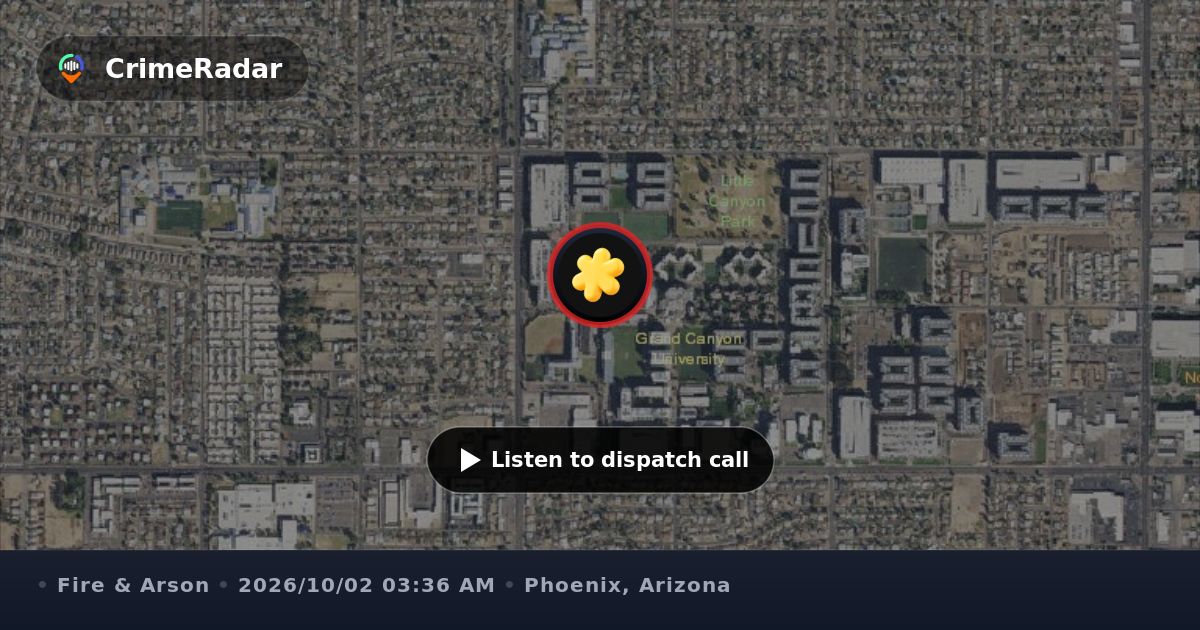 Alarm sounding at Grand Canyon Church, Phoenix AZ | CrimeRadar