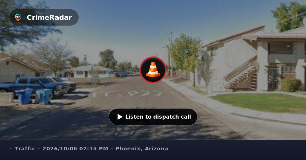 Disabled car blocking center lane on Alice Avenue, Phoenix AZ | CrimeRadar
