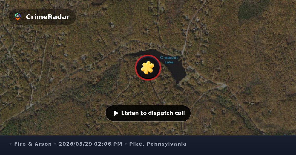 Structure fire near Lakewood Drive in Dingman Township, Pike County PA ...
