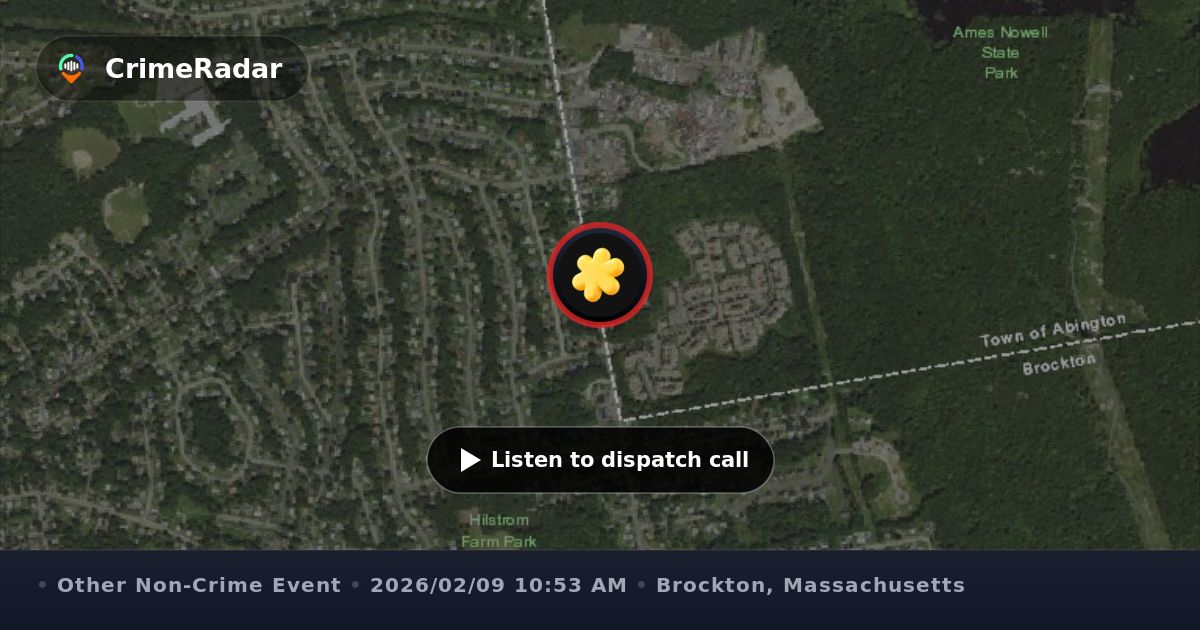 Damaged hydrant checked near North Quincy St, Brockton MA | CrimeRadar
