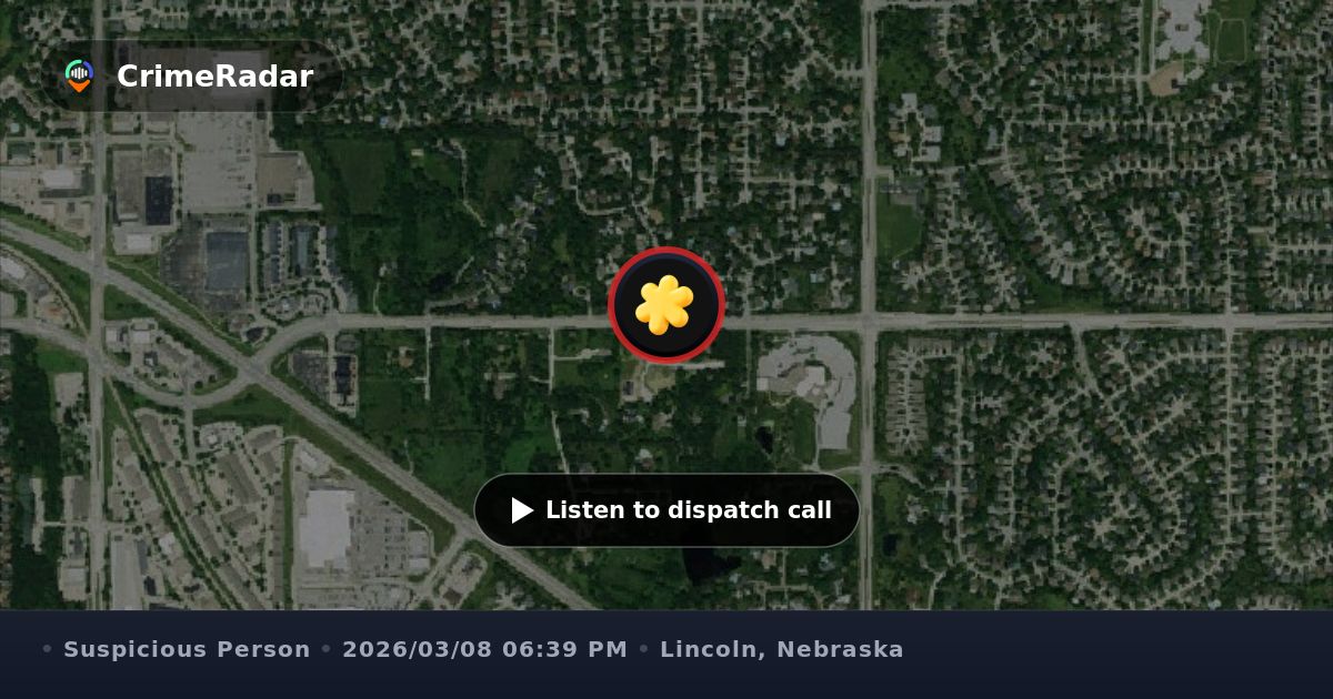 Woman knocking on doors asking for a ride, Lincoln NE | CrimeRadar