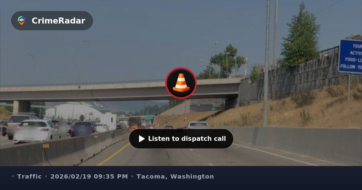 Loose dogs creating hazard on northbound I-5, Tacoma WA | CrimeRadar