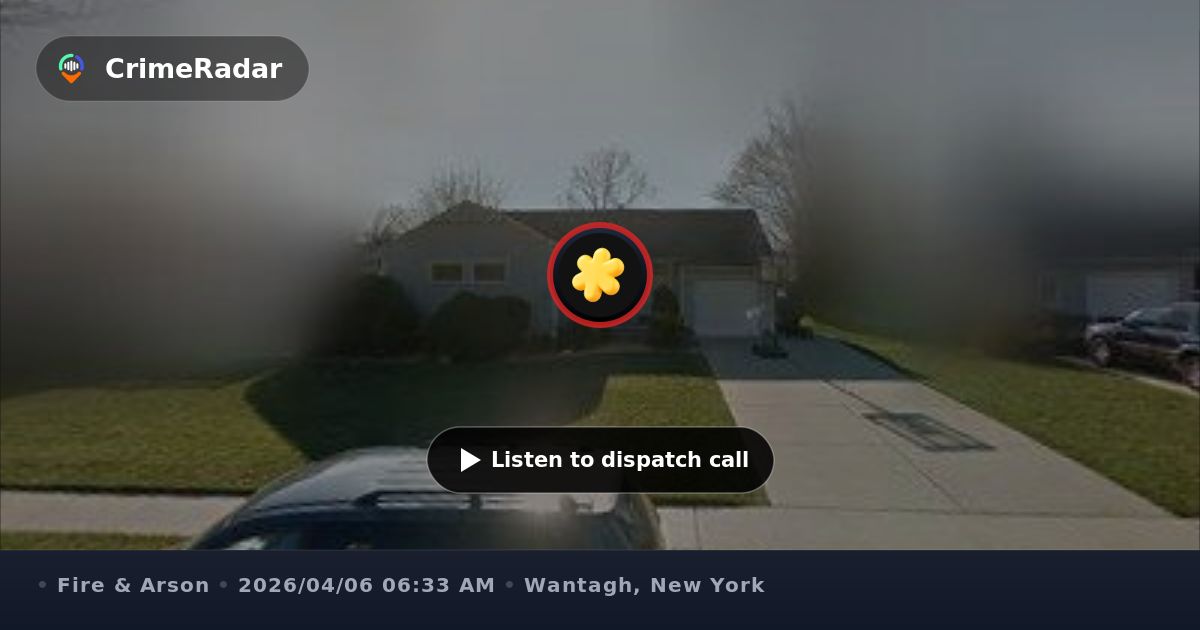 House fire reported on Harvest Road in Wantagh, Wantagh NY | CrimeRadar