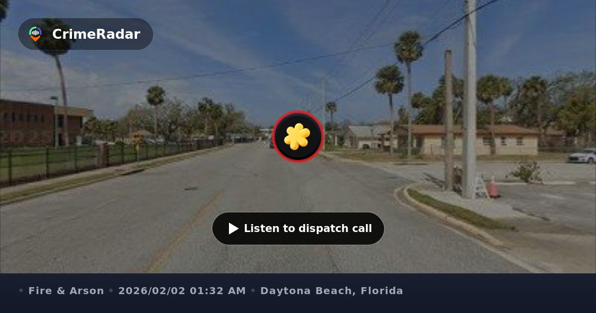 Fire crews respond to structure blaze on M.L.K. Blvd, Daytona Beach FL ...