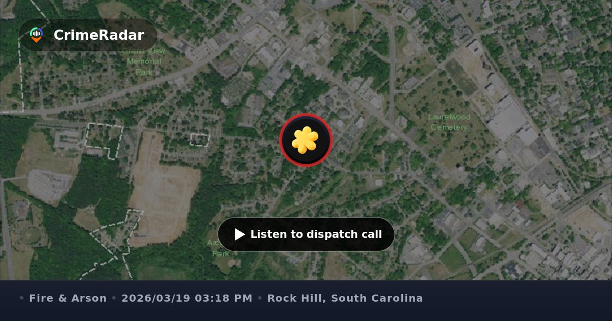 Fire alarm with living room smoke at Reynolds Street, Rock Hill SC ...