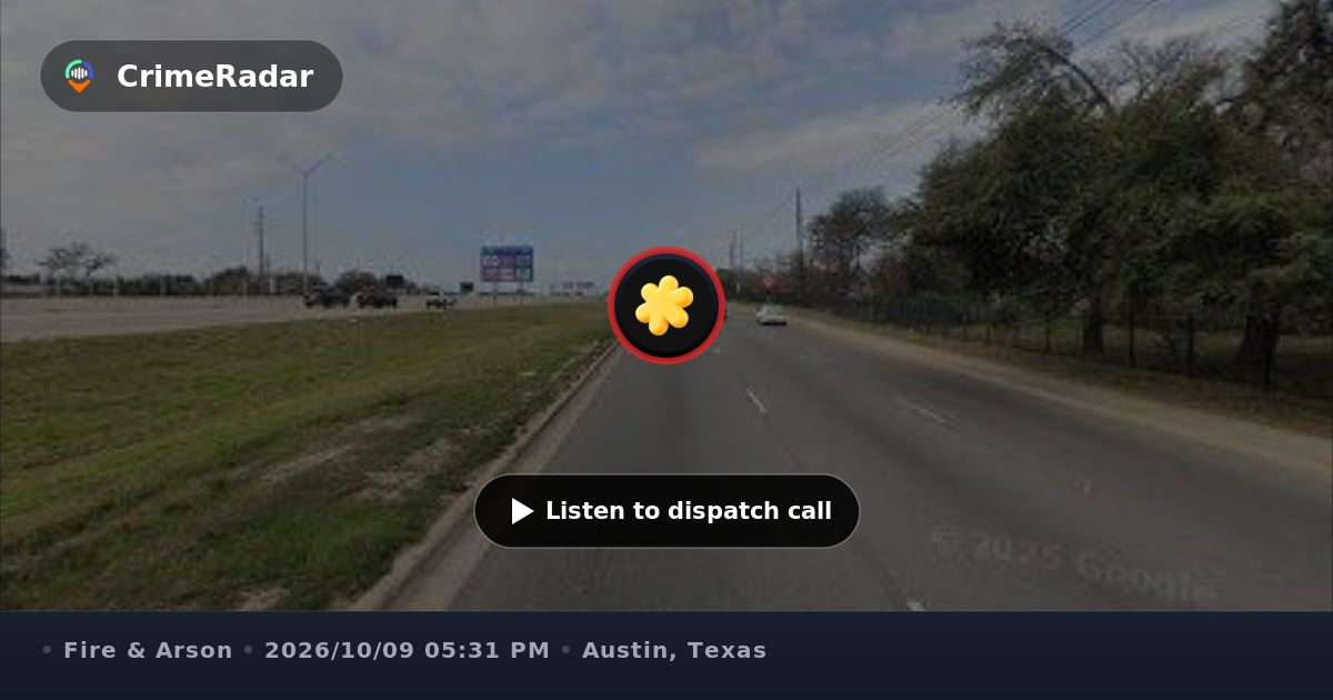 Withe Trush Trash fire on East Ben White Boulevard, Austin TX | CrimeRadar