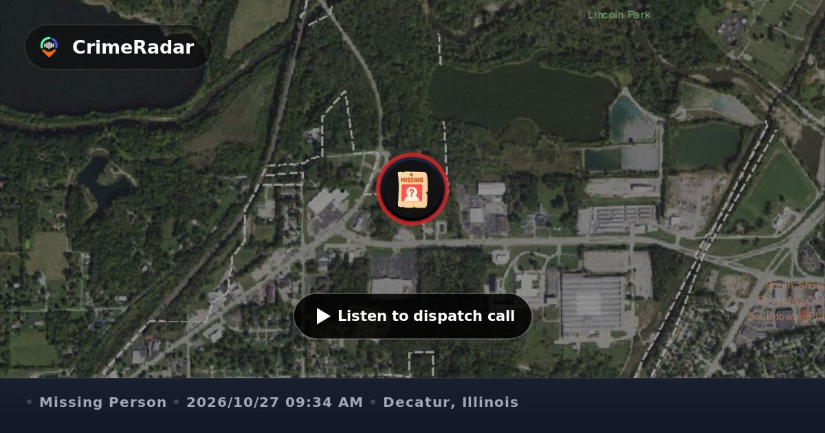 Missing juvenile needing medication in Decatur, Decatur IL | CrimeRadar
