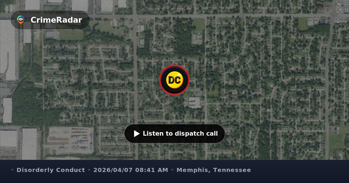 Neighbor dispute over alleged vehicle tampering, Memphis TN | CrimeRadar
