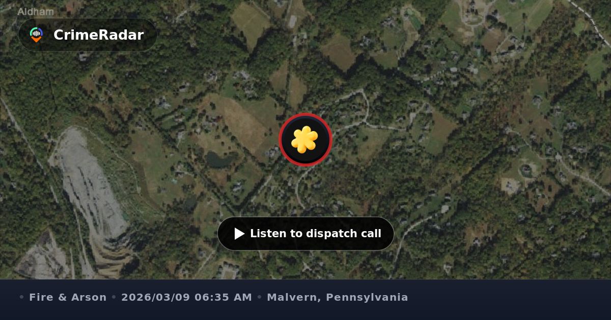 Automatic fire alarm at Station 61 in Charlestown, Malvern PA | CrimeRadar