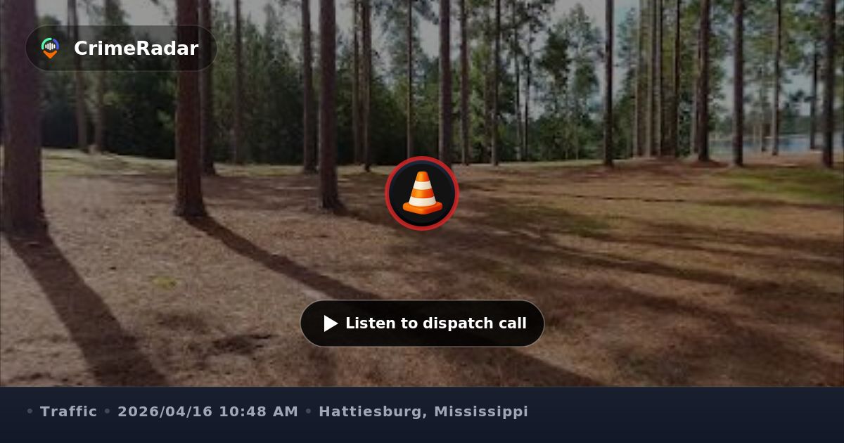 Vehicle crash reported near Paul B Johnson park, Hattiesburg MS ...