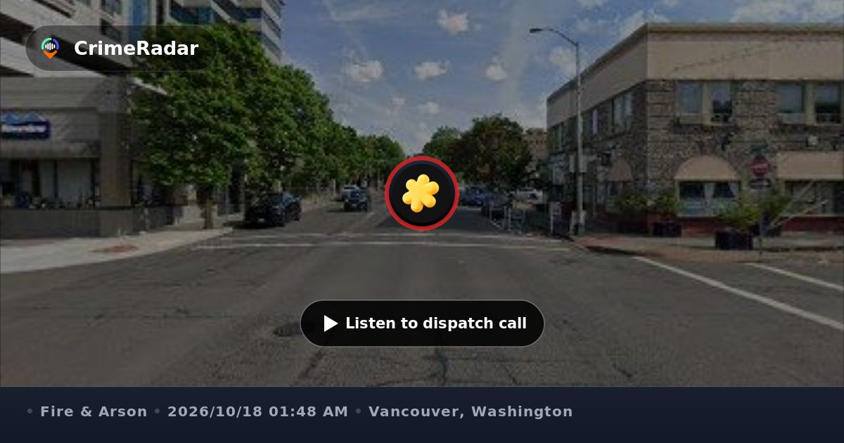 Structure fire at Washington and West Ninth streets, Vancouver WA ...
