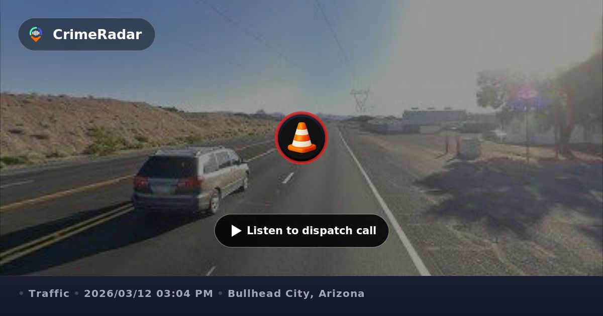 White van creating traffic hazard on Highway 68, Bullhead City AZ ...