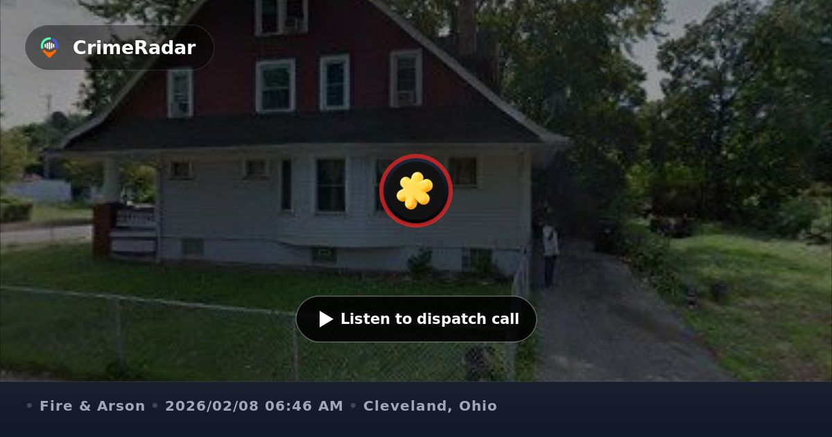Fire crews battle house fire near East 123rd Street, Cleveland OH ...