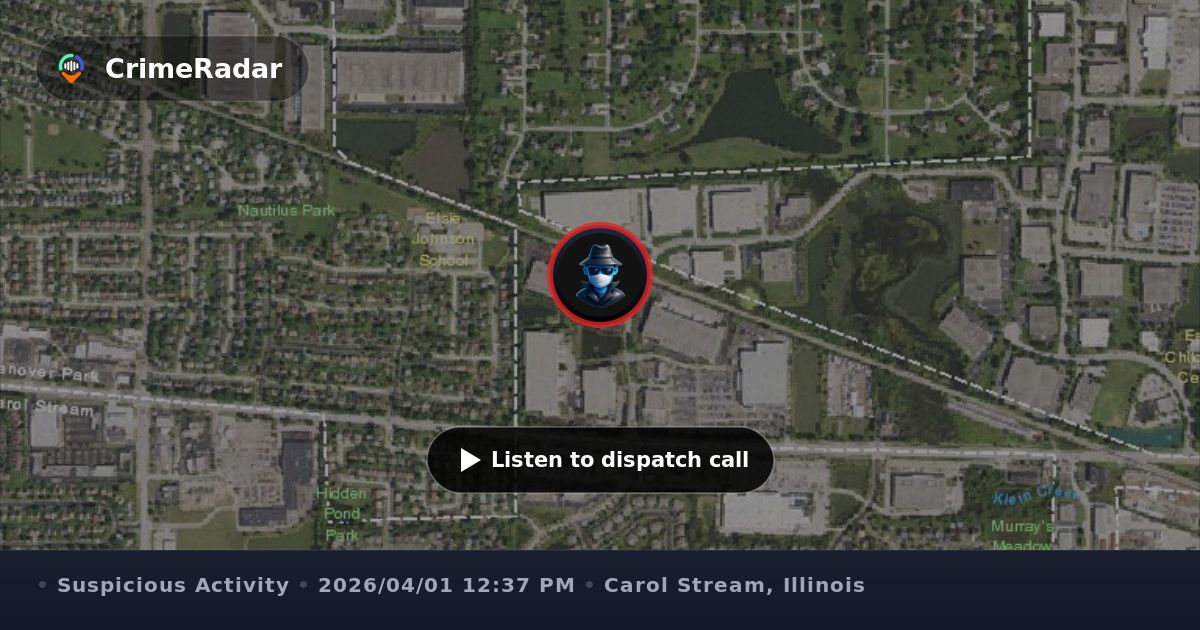 Solicitor tried to open door at Woodhill Drive home, Carol Stream IL | CrimeRadar