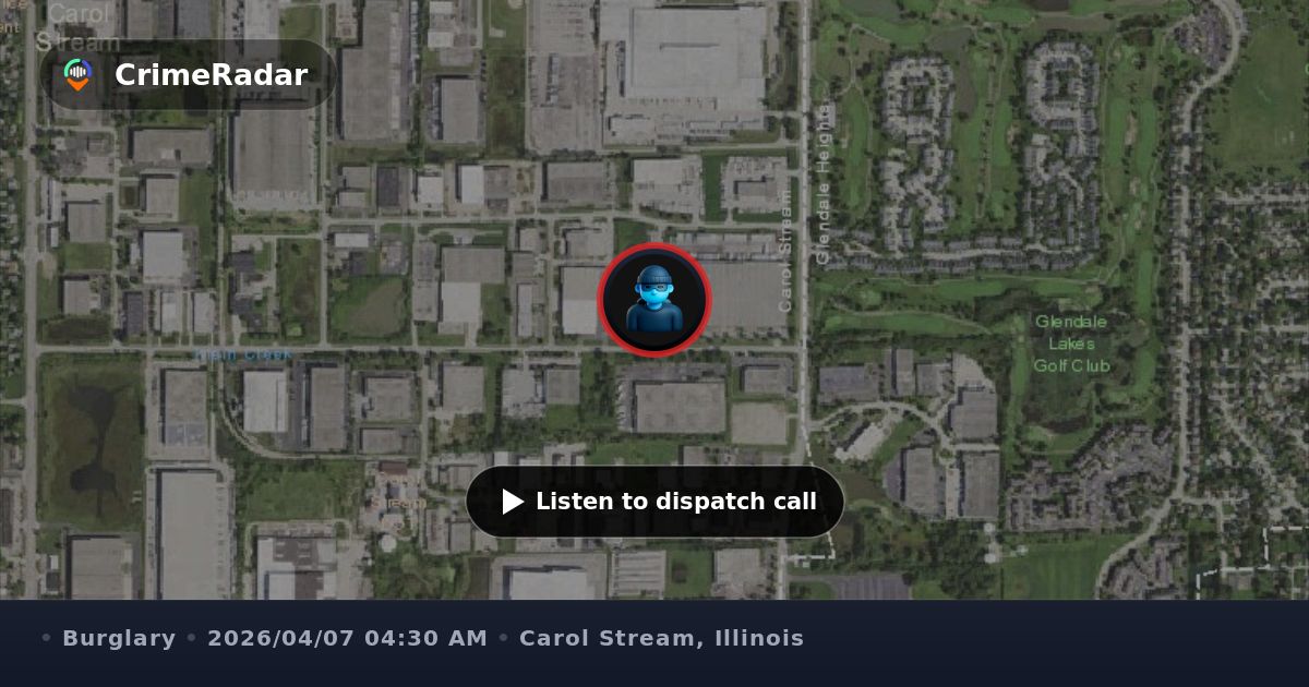 Alarm at warehouse and office on Randy Road, Carol Stream IL | CrimeRadar