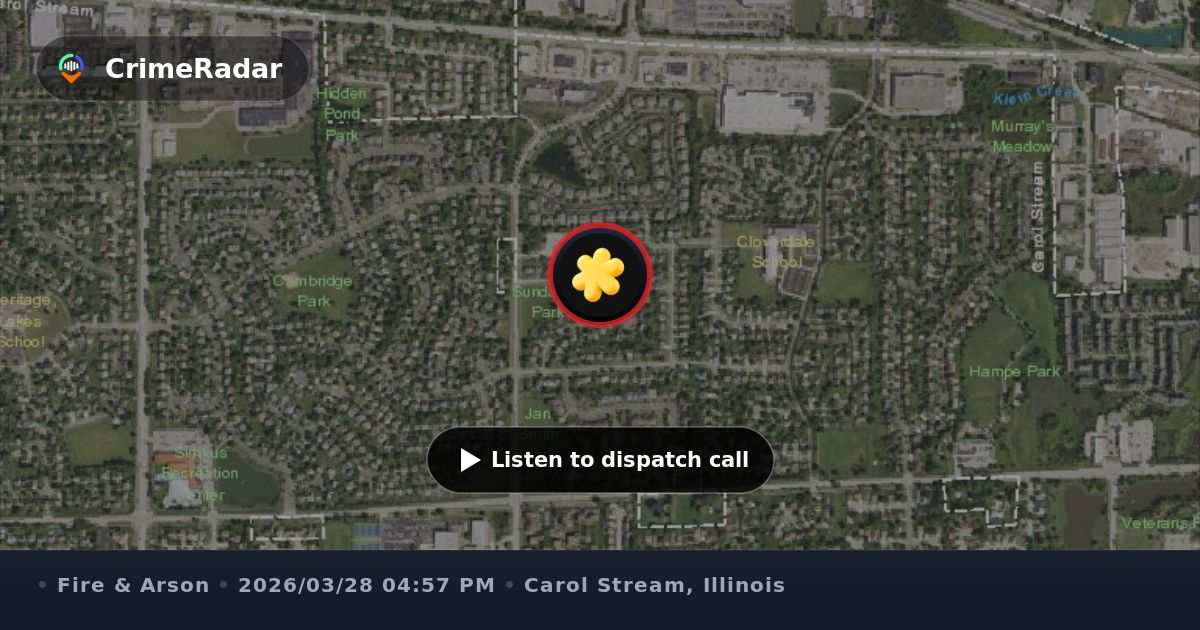 Fire alarm at Carolwood Apartments in Carol Stream, Carol Stream IL ...