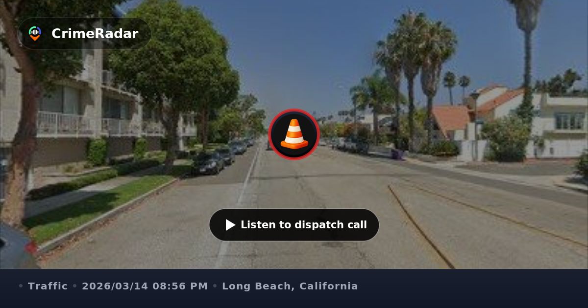 Driver runs red light and argues with caller, Long Beach CA | CrimeRadar