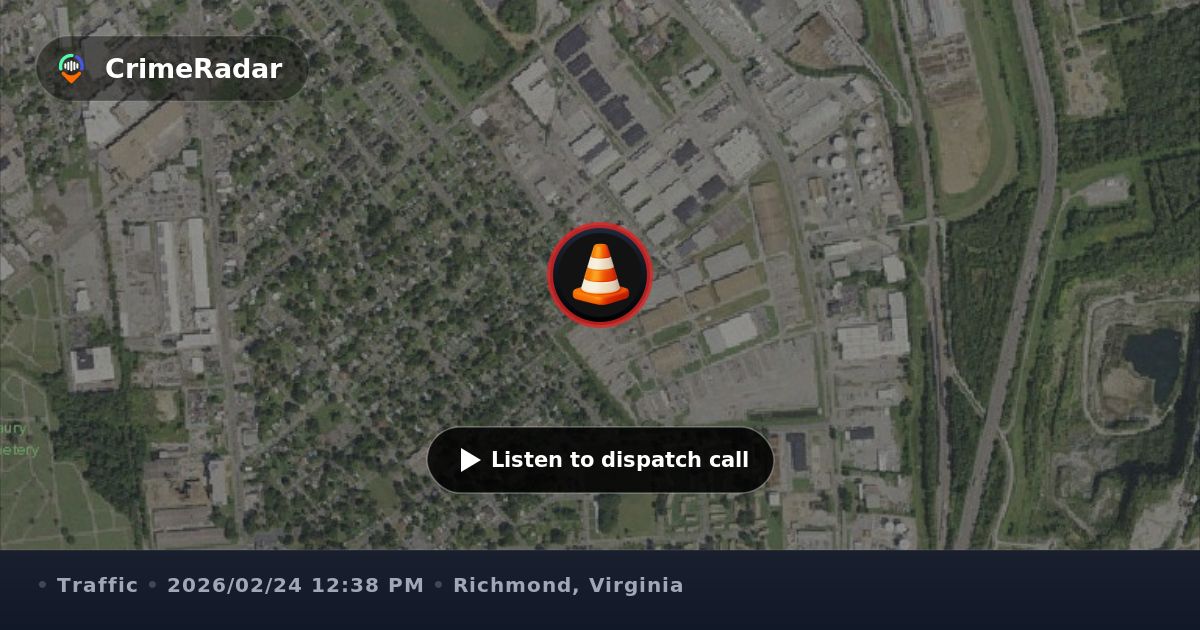 Motor vehicle crash at East Eighteenth and Gordon, Richmond VA | CrimeRadar