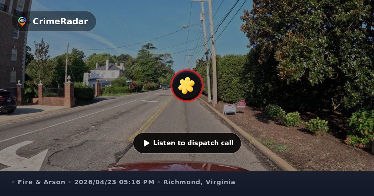Report of outdoor gas smell found to be sewer odor, Richmond VA