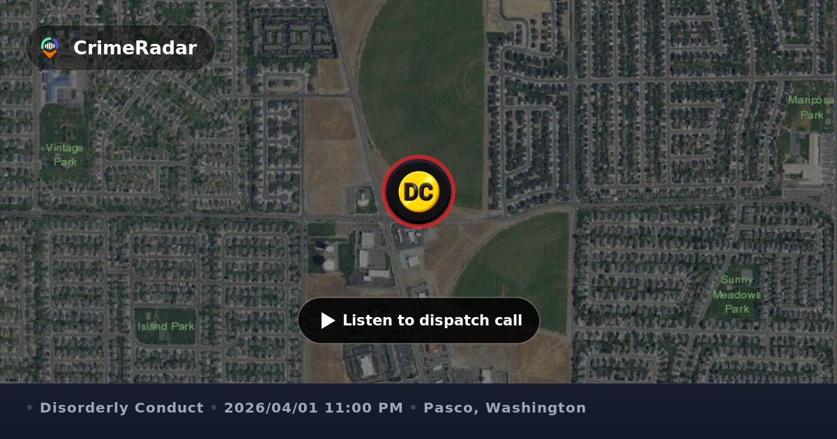 Man offers drugs and argues with staff at McDonald’s, Pasco WA | CrimeRadar