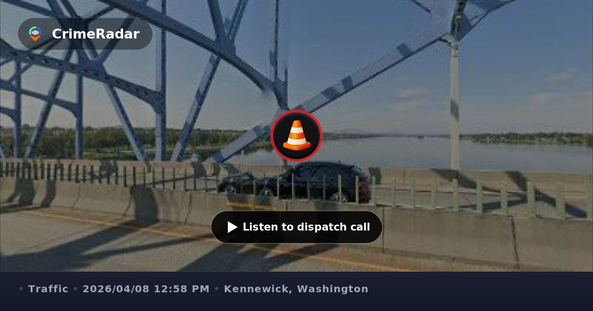 Large fan creating traffic hazard on blue bridge, Kennewick WA | CrimeRadar