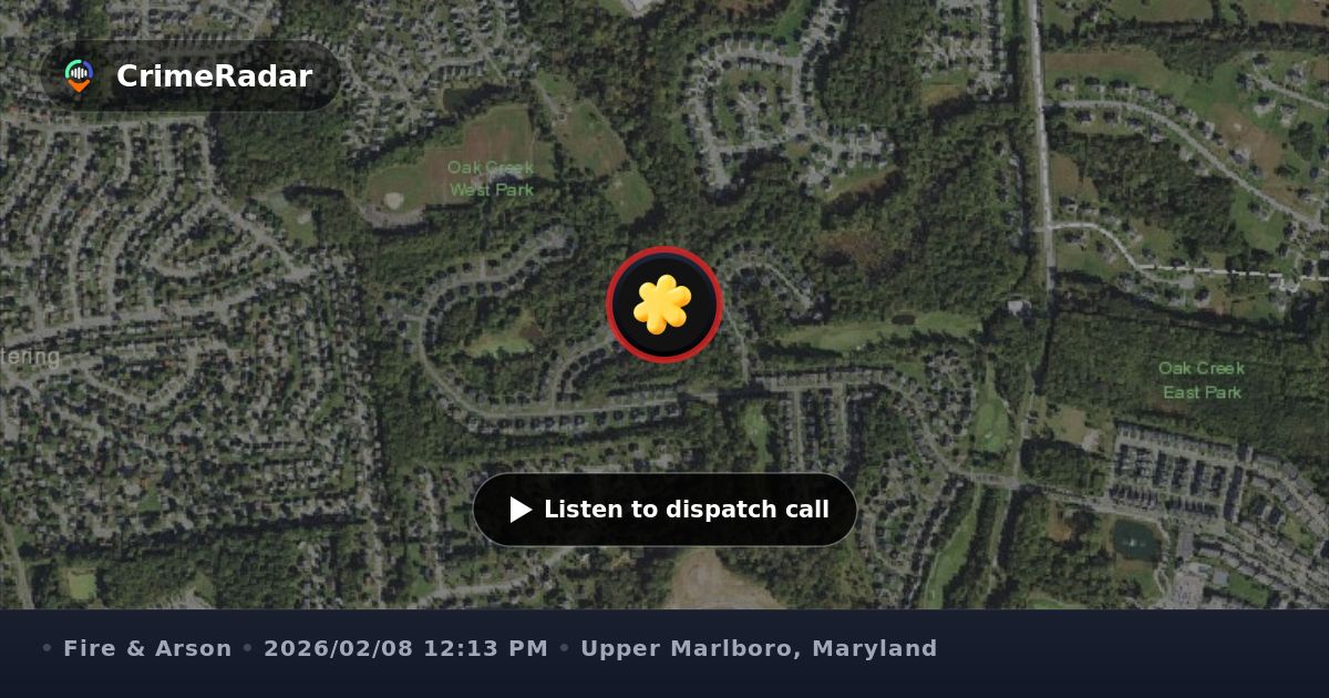 Firefighters battle house fire near Mary Bowie Parkway, Upper Marlboro ...