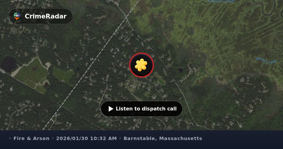 Fire crews respond to possible chimney fire on Main St, Barnstable MA ...