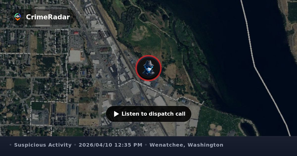 Van occupied on street with generator running, Wenatchee WA | CrimeRadar