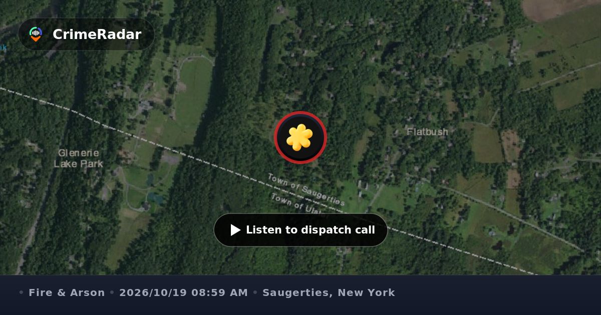 Structure fire at Potter Hill Road home, Saugerties NY | CrimeRadar