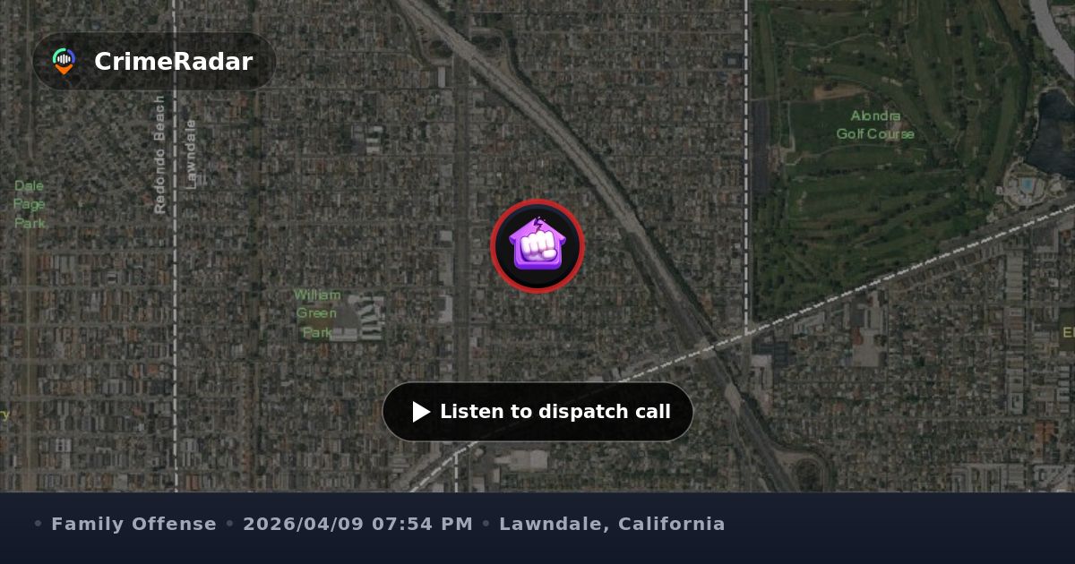 Welfare check following DCFS hotline call, Lawndale CA | CrimeRadar