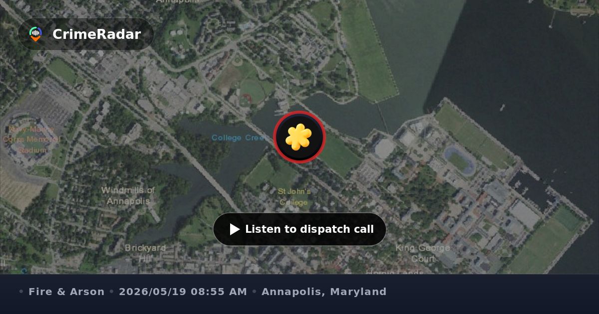 Fire alarm at Annapolis City Hall, Annapolis MD | CrimeRadar