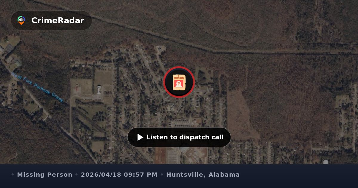 Pick Missing Parent asked to pick up previously missing child, Huntsville AL ...