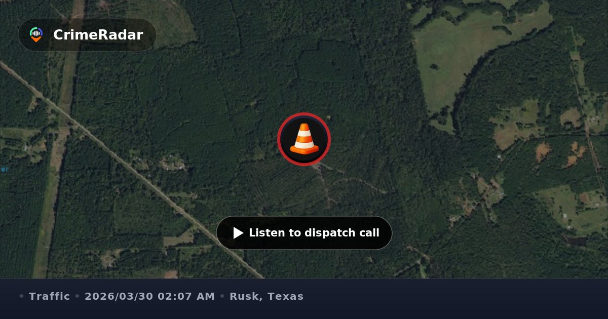 Loose horses reported on roadway, Rusk County TX | CrimeRadar