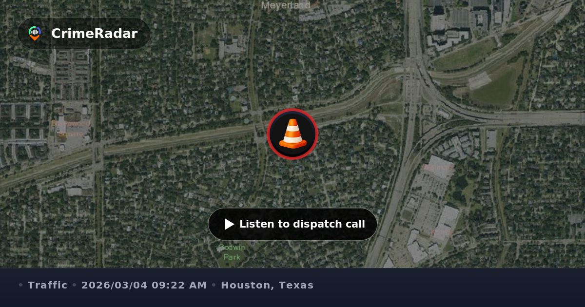 Motor vehicle crash on South Post Oak Road, Houston TX | CrimeRadar