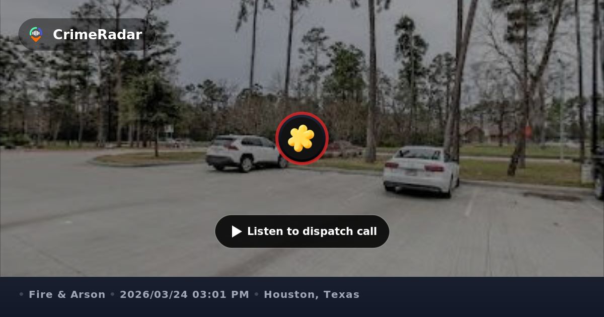 Generator fire at 20045 Northpark Drive, Houston TX | CrimeRadar